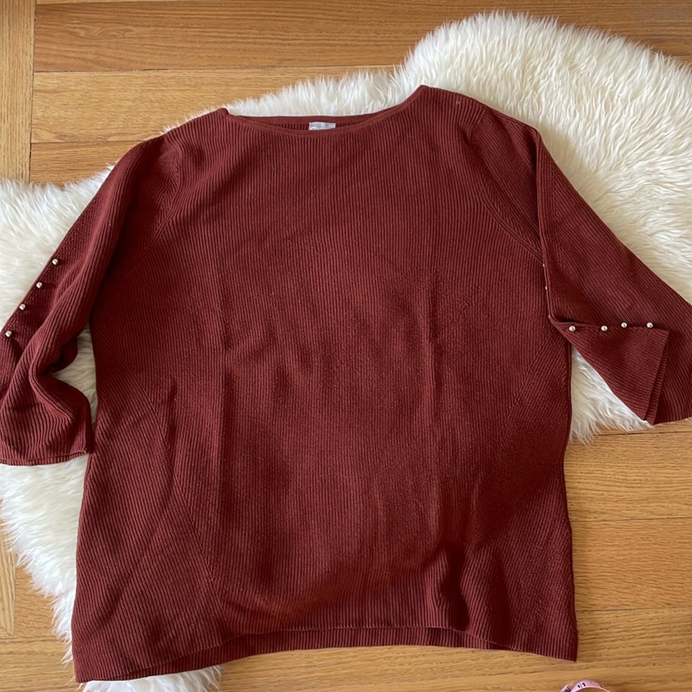 Chico’s cinnamon sweater